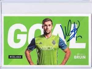 WILL BRUIN MLS Sounders Autografiado Firmado 3x5 Tarjeta Índice C - Imagen 1 de 1