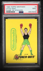 1989 Topps Nintendo Stickers Little Mac #8 PSA 9 MINT 0b3o