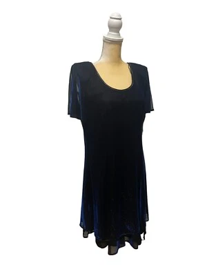 Novo Vestido de Noite Molly Malloy Vintage Anos 80 90 12 Festa Formal Metálica EUA - Imagem 1 de 4