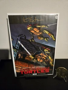 TMNT #1 2024 Leonardo & Raphael Trade Variant By Kevin Eastman - Signed w/ COA - Picture 1 of 2