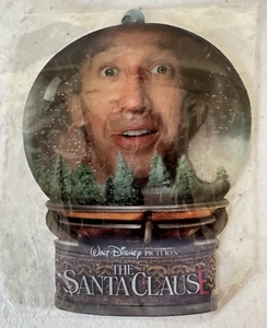 The Santa ClausE lenticular ornament Disney movie snow globe Tim Allen 1994 VTG - Picture 1 of 9