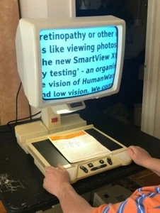 OPTELEC B/W CLEARVIEW 300 317 REFURBISHED Low Vision Magnifier + 17" BRIGHT CRT  - Picture 1 of 8