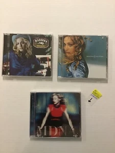 Lot of 3 Madonna CDs - Music - Ray of Light - MDNA (NEW/In Plastic) - Picture 1 of 3