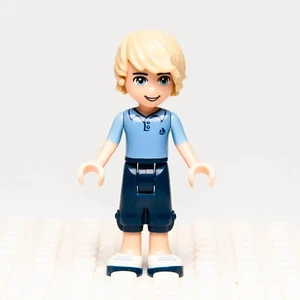 Minifigura LEGO Friends - Andrew (frnd047) Hombre Niño Azul Oscuro Hijo 41015 - Imagen 1 de 7