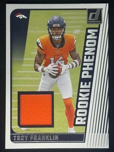 Troy Franklin 2024 Panini Donruss Rookie Phenom RC Jersey Relic #RPJ-TFN - Bild 1 von 2