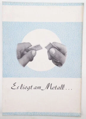 Advertising Brochure Mergenthaler Setzmaschinen Factory Berlin Buchdrucker - Image 1 of 2