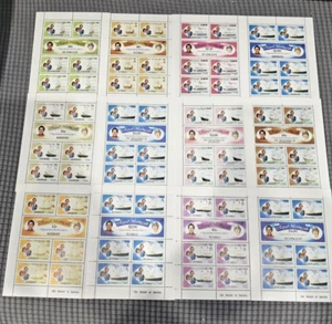 Briefmarken Royal Wedding of Prince Charles and Lady Diana 1981 - schöne postfrische Sammlung - Bild 1 von 4