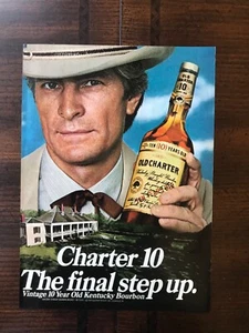 1981 vintage original print ad Old Charter Chapter 10 Kentucky Bourbon Whiskey - Picture 1 of 1