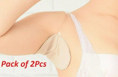 2Pcs Reusable Washable Underarm Armpit Sweat Pads Perfume Absorbing Guard Shield