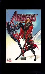 AVENGERS #1 CAMPBELL VARIANT NM 2016 COMICXPOSURE COMIC KINGS - Picture 1 of 3