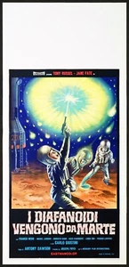 I DIAFANOIDI VENGONO DA MARTE LOCANDINA MARGHERITI SCI-FI 1965 PLAYBILL POSTER - Foto 1 di 1