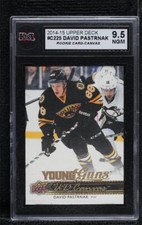 2014-15 Upper Deck UD Canvas David Pastrnak #C225 KSA 9.5 Rookie RC