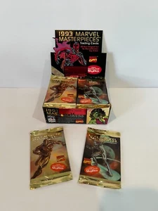 Marvel Masterpieces 1993 - Confezione Singola - Carte Collezionabili - Sky Box Edizione Finale - NUOVO - Foto 1 di 6