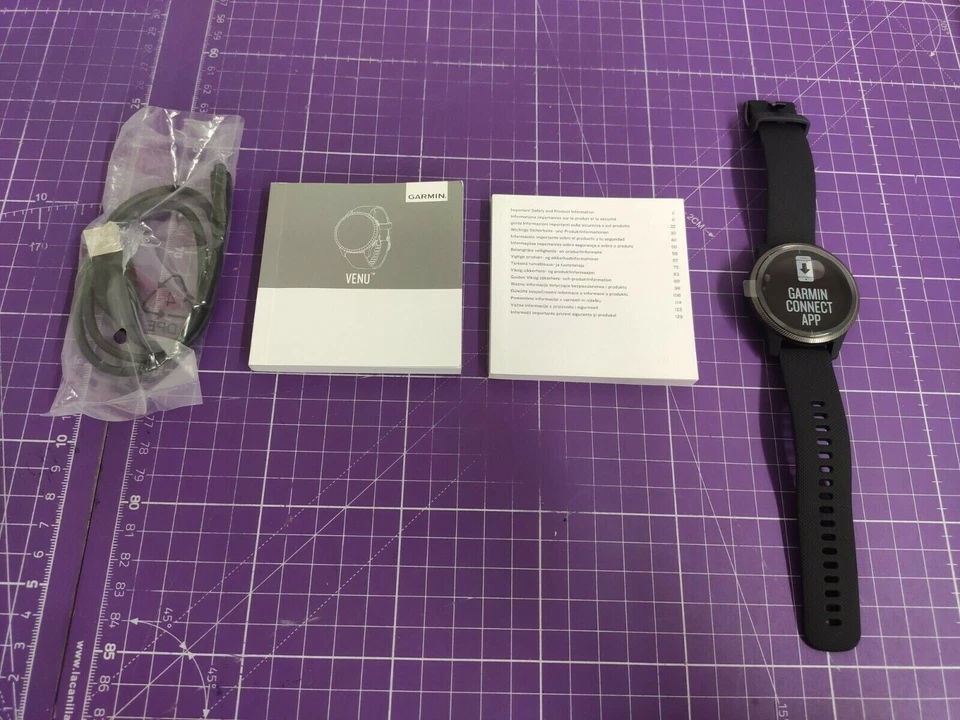 Garmin GA-010-N2173-12 Venu Sportswatch Blk/Slate 753759259617 UR - Bild 1 von 4