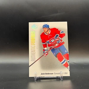2021-22 Upper Deck SP Josh Anderson Authentic Profiles /599 #AP-6 Canadiens - Picture 1 of 3