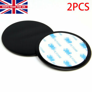2Pcs Dashboard Dash Disc Disk Plate For Sat Nav GPS Tomtom Garmin Mount Holder