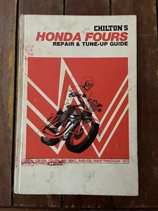 Chiltons Honda Fours Repair&Tune-up Guide, CB 500, 750, 750k1, 750k2, thru 1972 - Bild 1 von 4