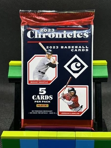 2023 Panini Chronicles Baseball Factory Sealed 5 Card Pack - Picture 1 of 2