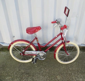 Orig. Italienisch Wilber Berwil 1970er Jahre Funky 4-6 Jahre Kinder rot KREUZER Stil Fahrrad - Bild 1 von 15