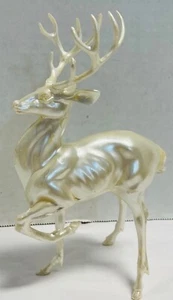 Vintage*Perlweiß*Rentier*Kunststoffzusammensetzung*24253W S84 - Bild 1 von 11