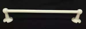 Porzellan & Weiß Glas Handtuchhalter 24" Antik - Bild 1 von 10