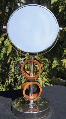 Vintage 1950s - 70s Era MCM Retro Dresser Top Shaving or Vanity Mirror Cover