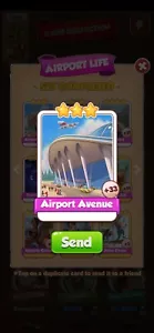 Coin Master Airport Avenue Card From Set Airport Life - Picture 1 of 1