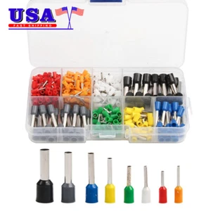 400Pcs Terminal Wire Connectors Assorted Electrical Set Insulated Crimp Kit - Picture 1 of 7