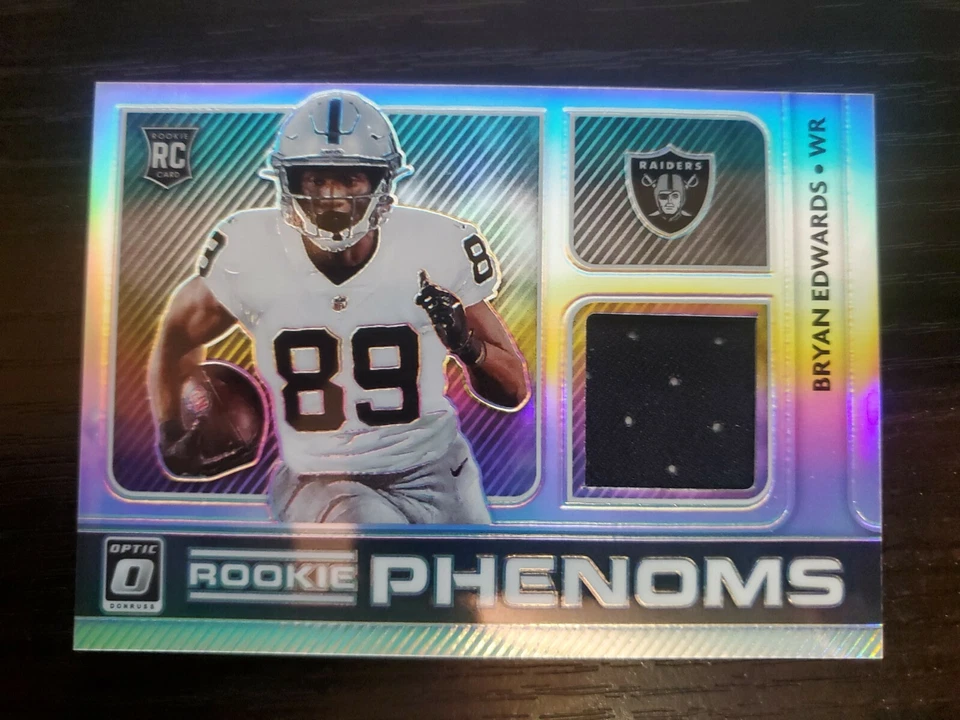 2020 Donruss Optic Rookie Phenoms Jerseys Horizontal #28 Bryan Edwards RC ROOKIE - Image 1 of 1