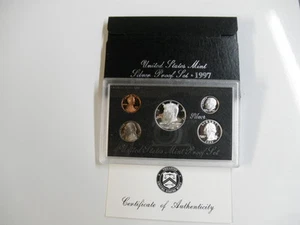 1997 SILVER PROOF MINT SET - Picture 1 of 2