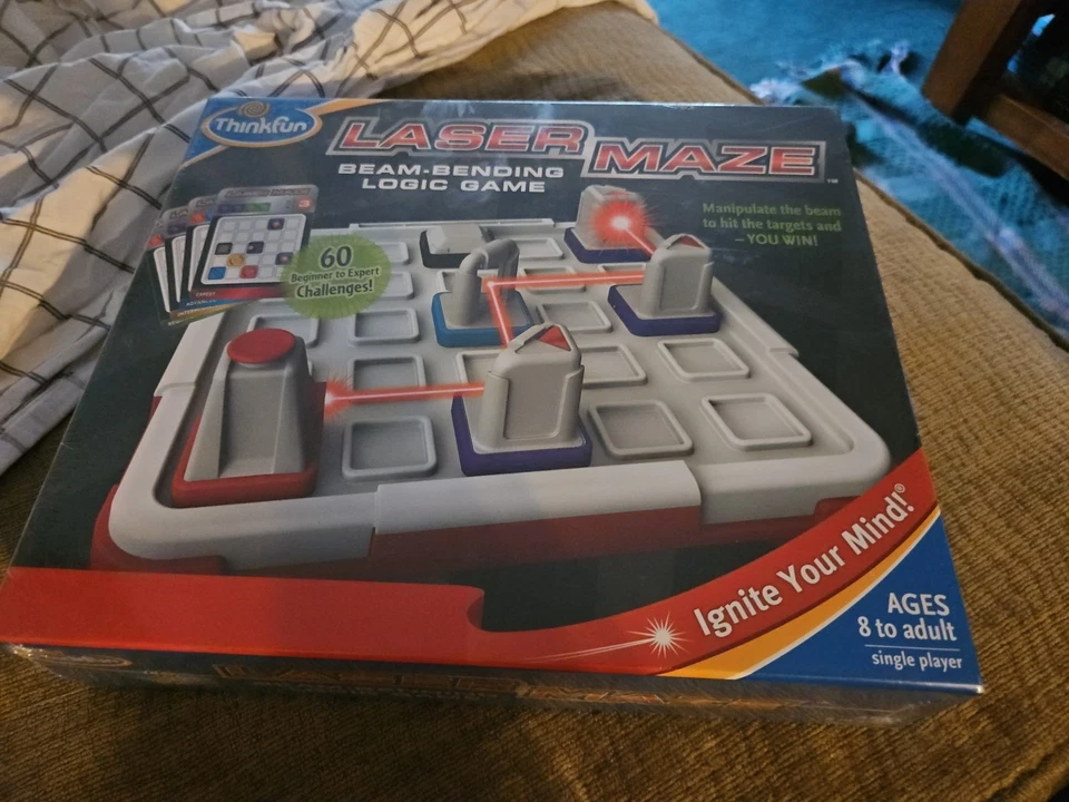 ThinkFun Laser Maze Beam Bending Logic Board Family Game 2012 New - Image 1 of 2