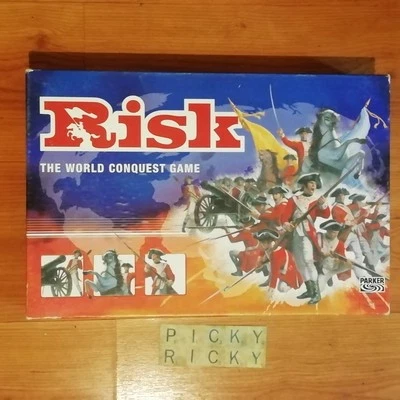 Risk Board Game The World Conquest Parker Hasbro/2004 Sealed Cards/100% Complete - Image 1 of 4