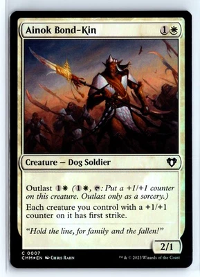 (2x) FOIL Ainok BondKin Commander Masters Common – MTG Magic the Gathering Card - Image 1 of 4