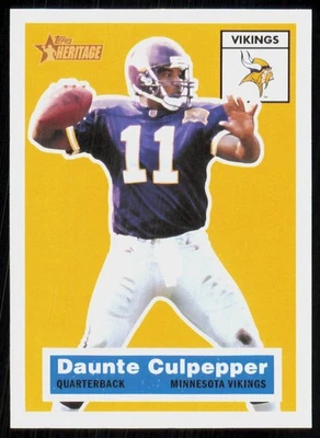 2001 Topps Heritage Daunte Culpepper Minnesota Vikings #23 - Image 1 of 2