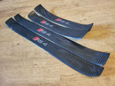Audi B7 RS4 Carbon fiber Door Sills - Image 1 of 4