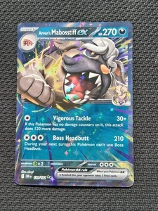 Arven's Mabosstiff ex 139/182 Sv10: Destined Rivals Holo NEAR MINT NM - Picture 1 of 2
