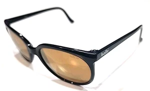 Bolle Acrylex 396 Black Oval Brown Sunglasses France - Picture 1 of 11