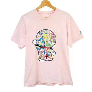 T-shirt Uniqlo Doraemon x Takashi Murakami rosa - taglia M - Foto 1 di 4