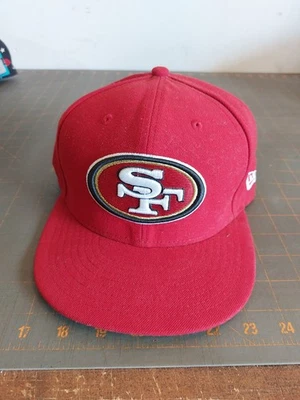 Sombrero ajustado New Era 59FIFTY San Francisco 49ers con logotipo talla 7 3/8 rojo Foto 1 de 4