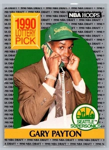 1989-90 NBA Hoops 1990 Lottery Pick Gary Payton #391 - Picture 1 of 2