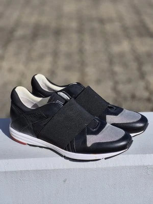 Hugo Boss Slipper Slip on. Leder. Schwarz. Gr. 39 Top Zustand. NP 195€. - Bild 1 von 4