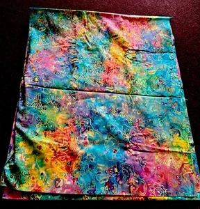 Beautiful Animal patterns “rainbow batik” fabric(2.1/2 Yards/43’Wide) - Picture 1 of 10