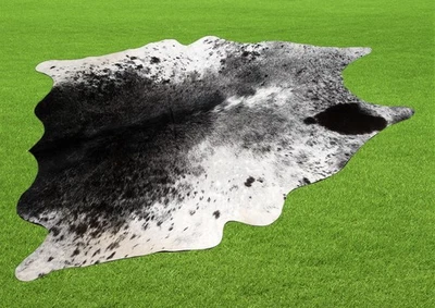 100% New Cowhide Rugs Area Cow Skin Leather (50" x 53") Cow hide SA-5631 - Image 1 of 3