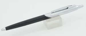 Paper Mate Capri Double Heart Black & Chrome Ballpoint Pen - New Refill - 1960's - Picture 1 of 3