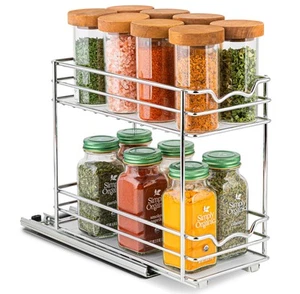 Pull Out Cabinet Organizer for Spices, Cans - Heavy Duty with Lifetime Limite... - Picture 1 of 7