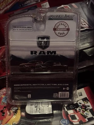 Greenlight Out Back Toys 2018 Dodge Ram 3500 Laramie Longhorn Blk 1:64 2018 NIP - Image 1 of 4