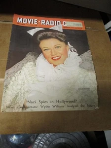 MOVIE RADIO GUIDE Magazine June 21-27, 1941 Cover: Ginger Rogers A773 PB - Picture 1 of 5