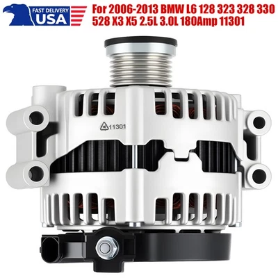 Stable Voltage Alternator For BMW 128i X3 2007-2010 12V 180 Amp Factory-tested - Imagem 1 de 4