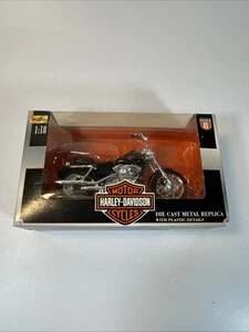 Maisto Harley Davidson Series 8 1:18 1986 FLST Heritage Softail Evolution Red - Picture 1 of 5