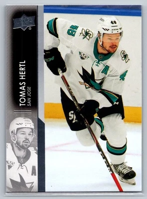 2021-22 Upper Deck Series 1 - Tomas Hertl #149 San Jose Sharks NHL Hockey Card - Image 1 of 2